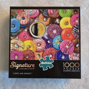 Coffee and Donuts Jigsaw Puzzle 1000 piece Buffalo Signature Collection